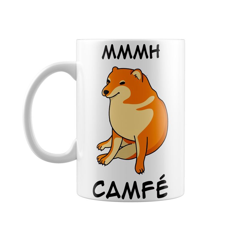 ORCA - Taza Tazon Mug cheems sobrevivo por amsiedad meme