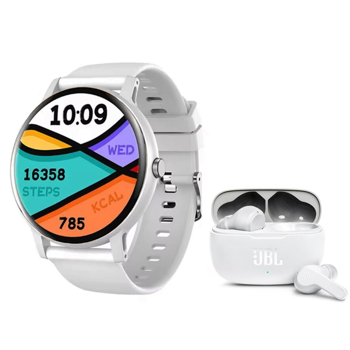 JBL - JBL Wave 200 Tws Audífonos tws y Toumi Fit Pro-W Reloj inteligente