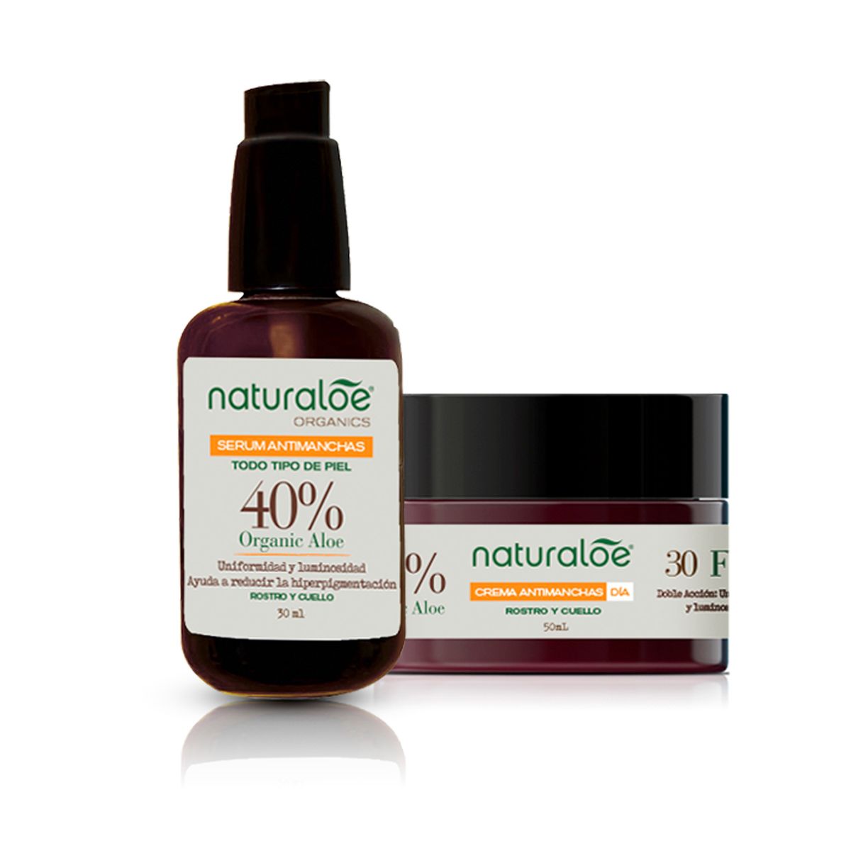 NATURALOE - Naturaloe Set Antimanchas Serum 30ml + Crema Día FPS30