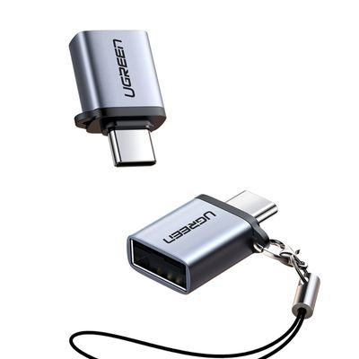 Ugreen Adaptador Otg Usb-C A Usb-A 30 Silver
