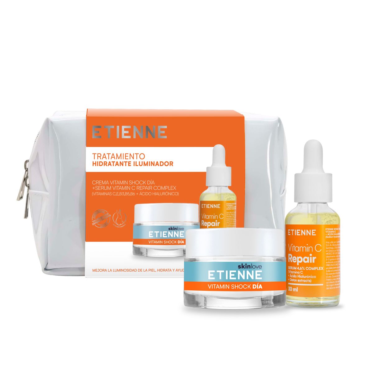 ETIENNE - Etienne Vitamin Crema Shock Día 50g + Serum C Repair