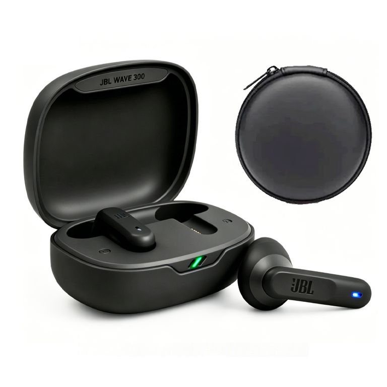 Audífonos Bluetooth Wave 300 Vibe Tws Negro Y Estuche