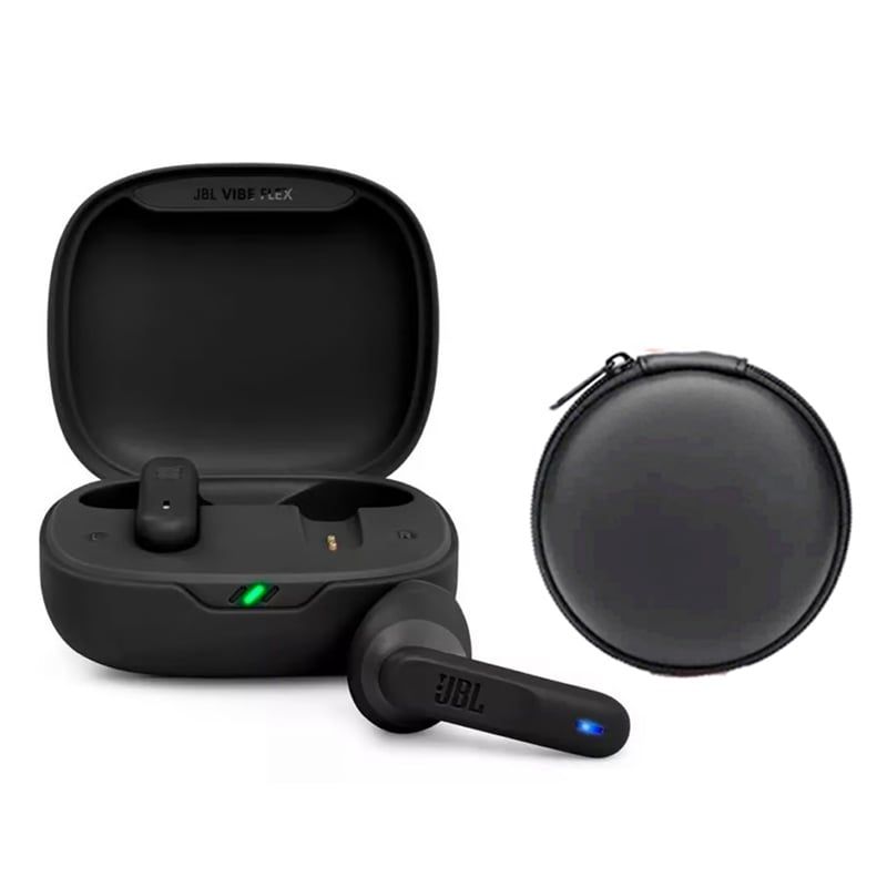 JBL - Audífonos Bluetooth Jbl Wave 300 Vibe  Tws Negro Y Estuche_