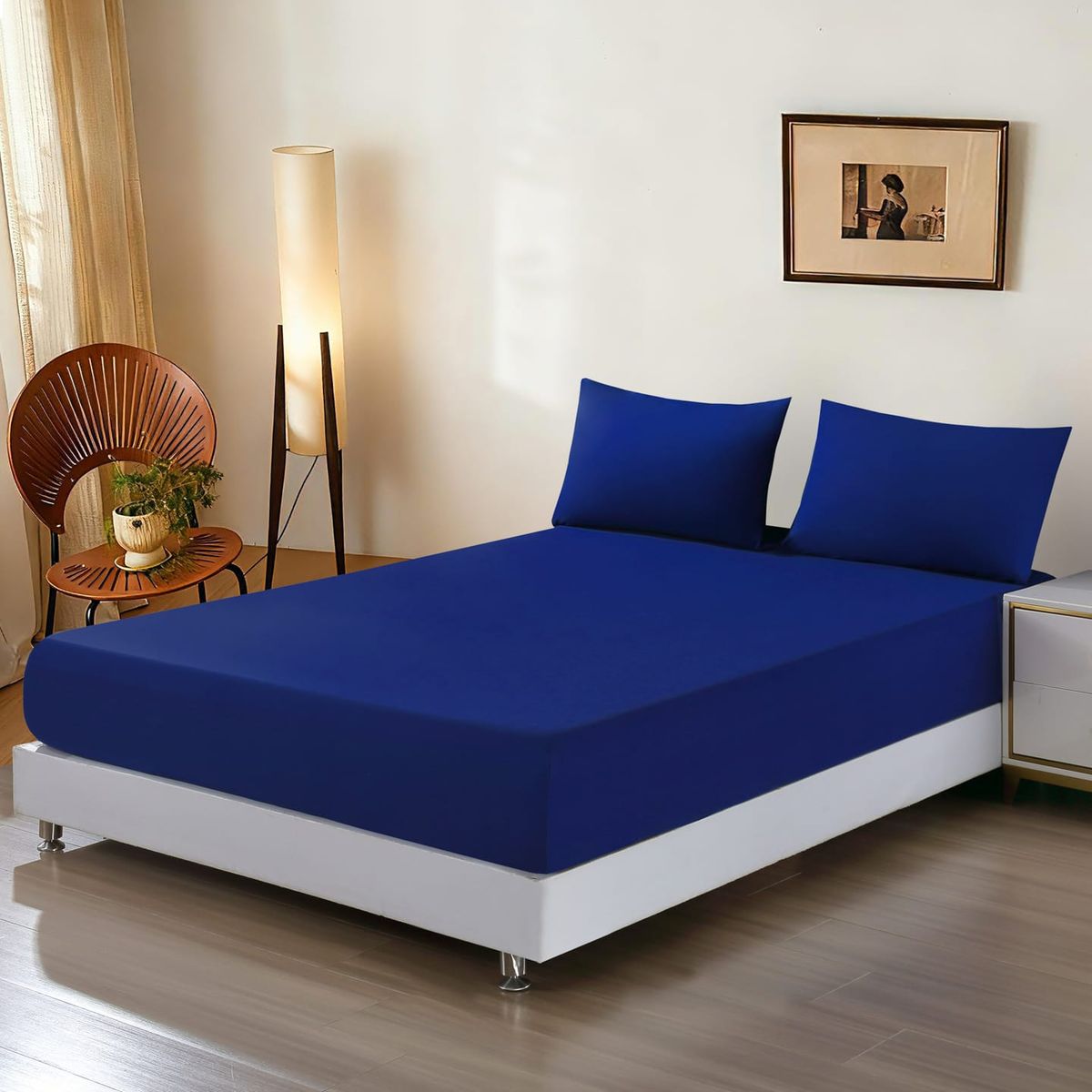 GENERICO - JUEGO DE SABANAS 100% ALGODON  SUAVES Y CÁLIDAS