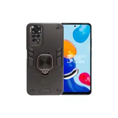 GENERICO - CARCASA ANILLO ANTIGOLPE PARA CELULAR XIAOMI REDMI NOTE 11S NEGRO