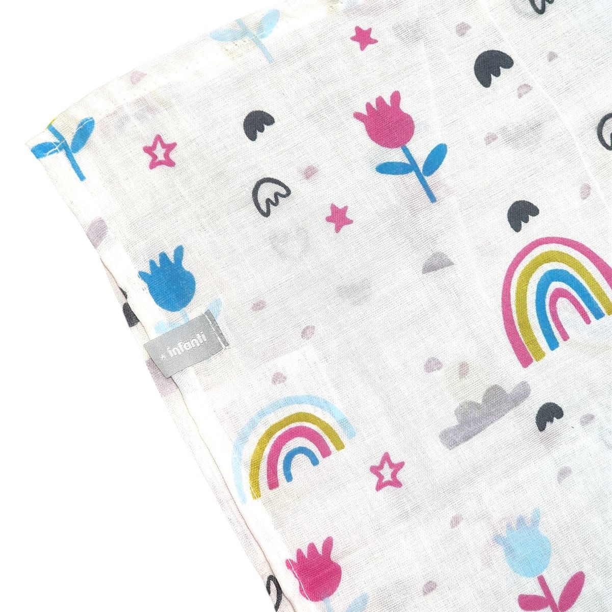 INFANTI - Pack 3 Tutos Para Bebe Infanti Algodón Rosa 75x75cm