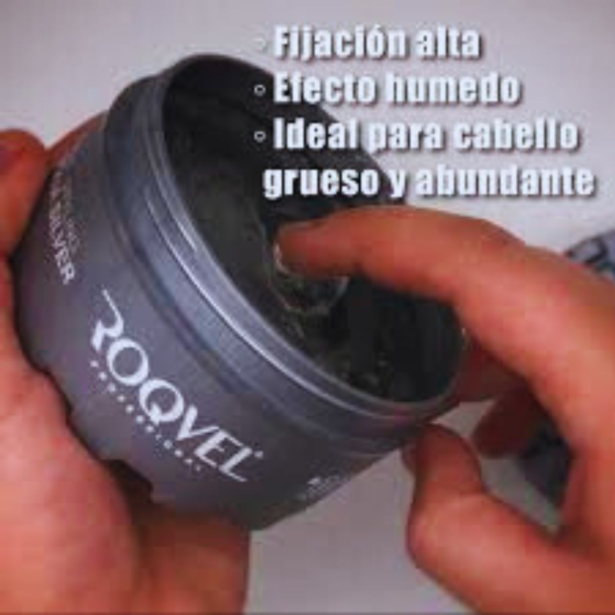 GENERICO - Cera Roqvel Profesional Aqua Black Fijación Fuerte + Estilo Pro