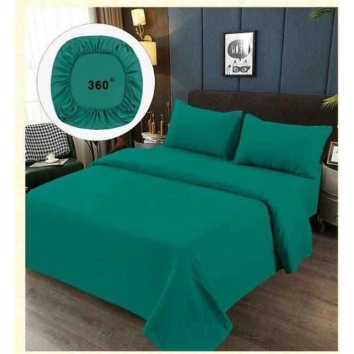 GENERICO - JUEGO DE SABANAS 100% ALGODON  SUAVES Y CÁLIDAS