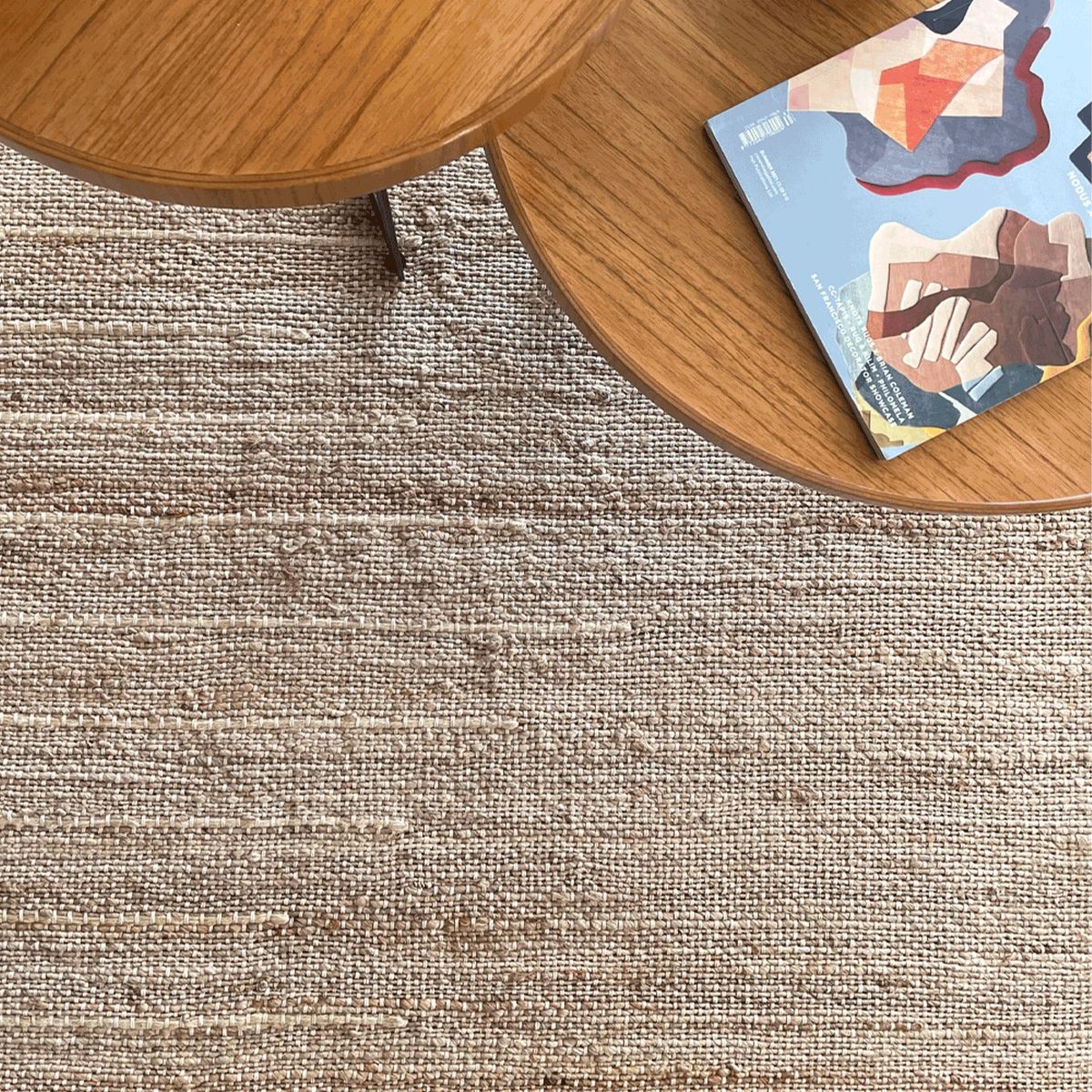 BAZHARS - ALFOMBRA BAZHARS YUTE 140X200 CM ARTESANAL HERI HO 49715