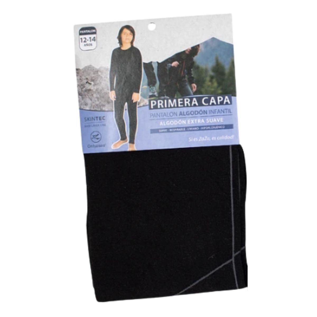 EKOL TACTICA MILITAR - Calza Primera Capa Térmica Algodón Infantil Niños Juvenil