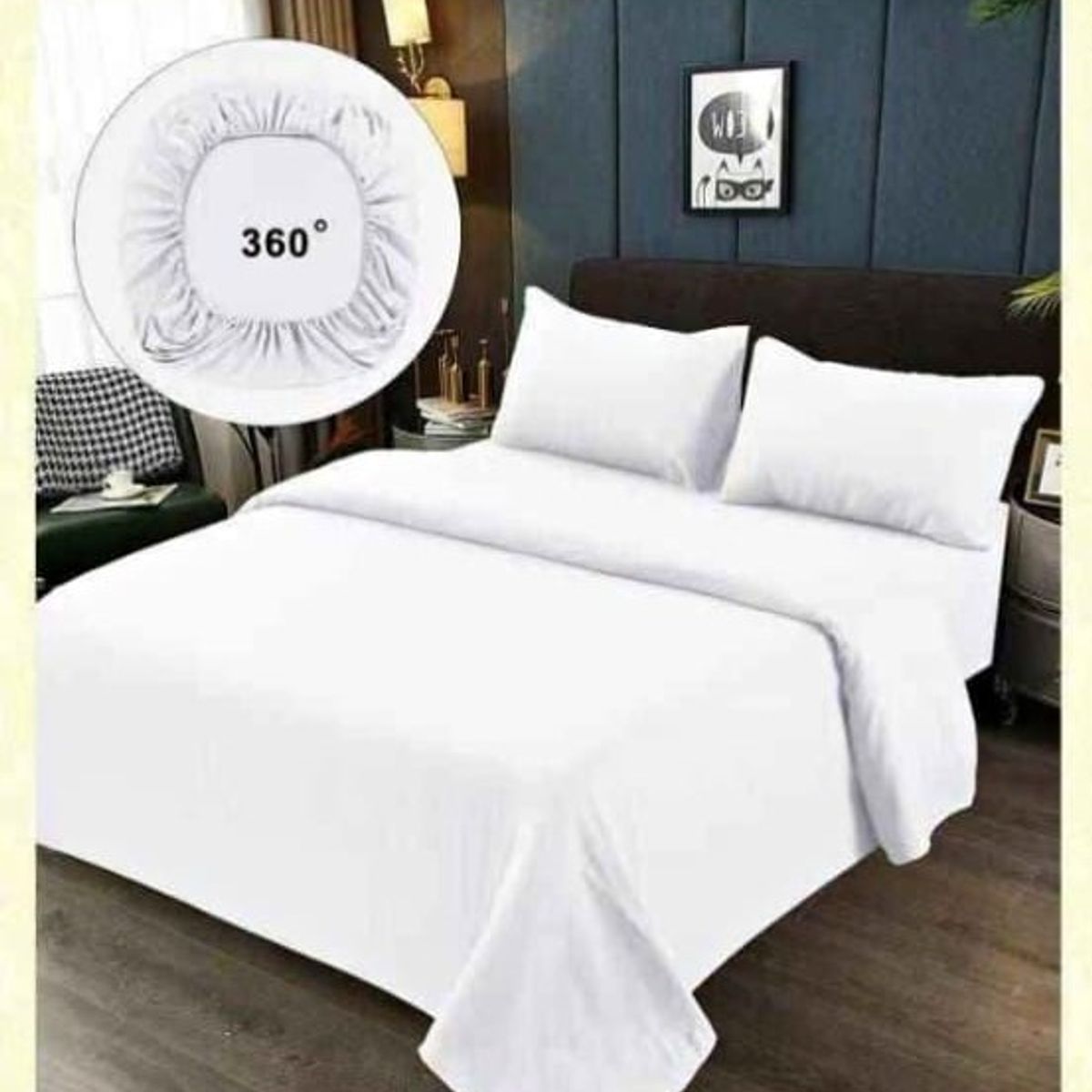 GENERICO - JUEGO DE SABANAS 100% ALGODON  SUAVES Y CÁLIDAS