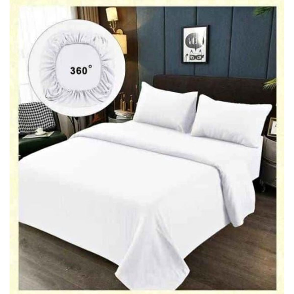 GENERICO - JUEGO DE SABANAS 100% ALGODON  SUAVES Y CÁLIDAS