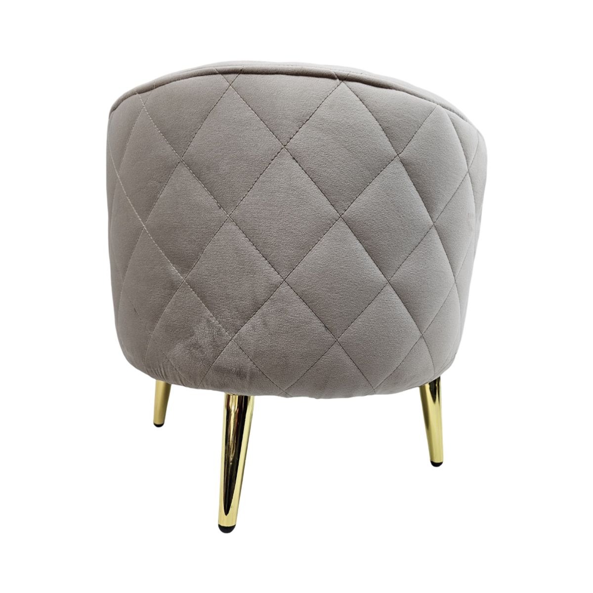 MUEBLES NEW - PUFF REDONDO NEW BEIGE FELPA