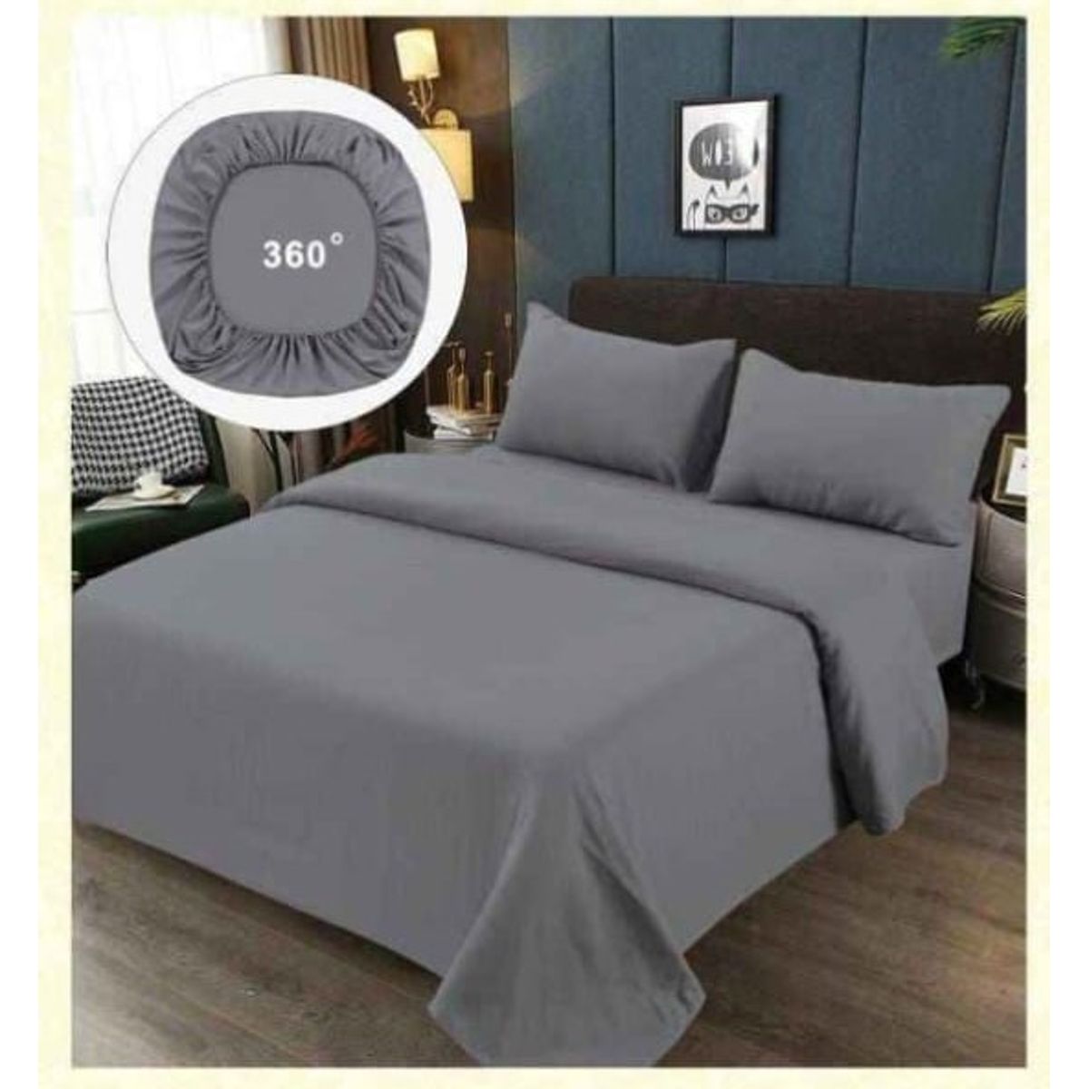 GENERICO - JUEGO DE SABANAS 100% ALGODON  SUAVES Y CÁLIDAS