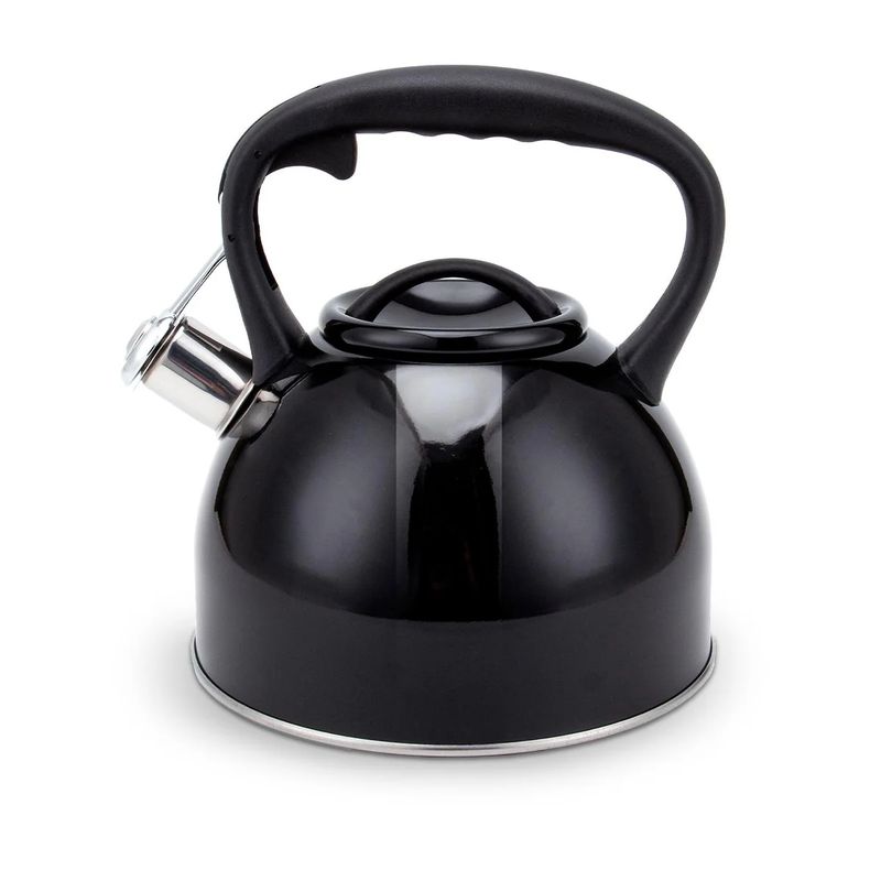 WENS - Tetera con Silbato de Acero Inoxidable 3 Litros Plateado