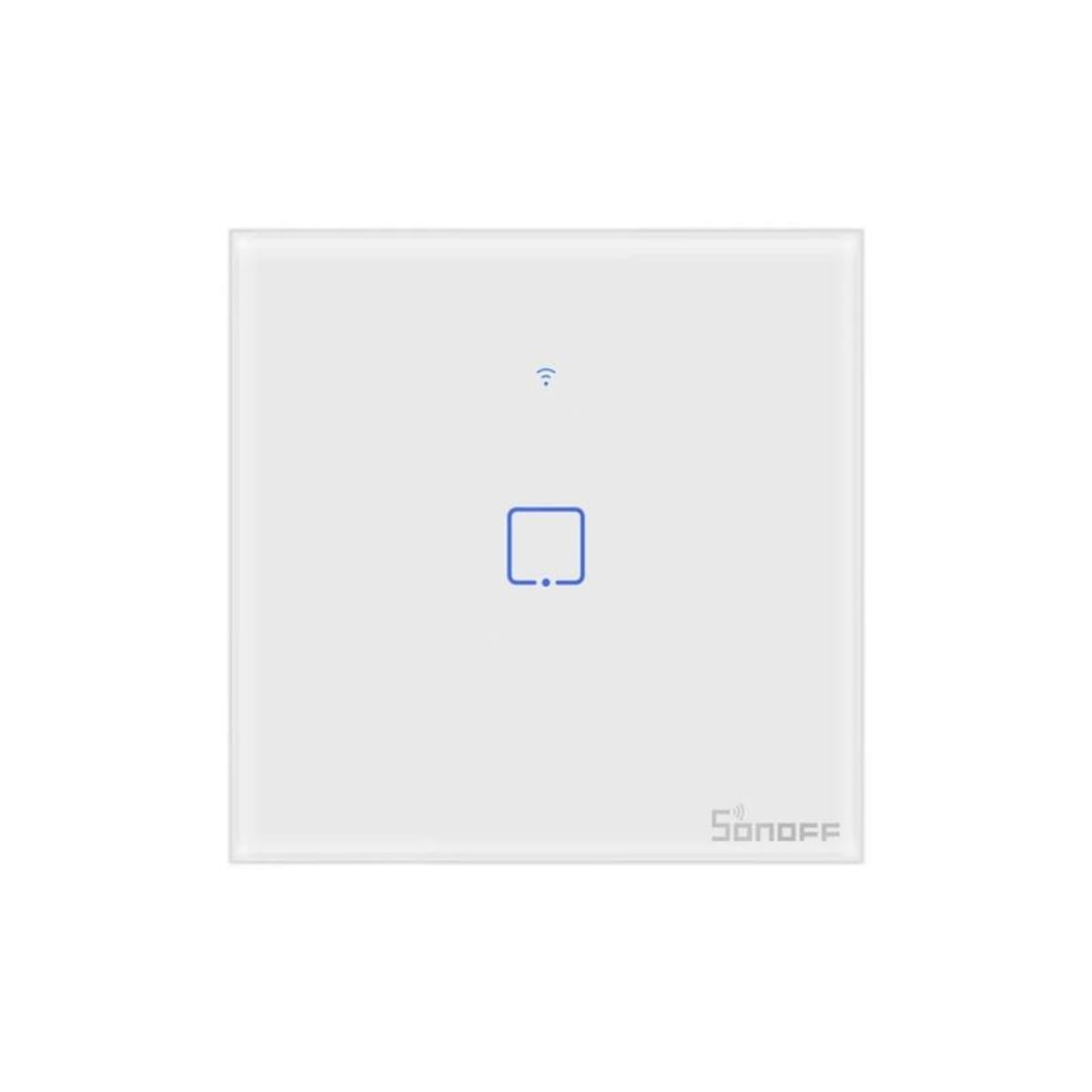 SONOFF - Interruptor De Pared Táctil WiFi Sonoff TX T1EU1C 1 Canal Blanco