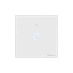 SONOFF - Interruptor De Pared Táctil WiFi TX T1EU1C 1 Canal Blanco