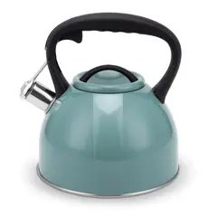 WENS - Tetera con Silbato de Acero Inoxidable 3 Litros Turquesa
