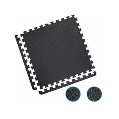 GENERICO - Pack X 4 Tatami Alfombra Encastrable 60x60x1.2cm Goma Eva Negro