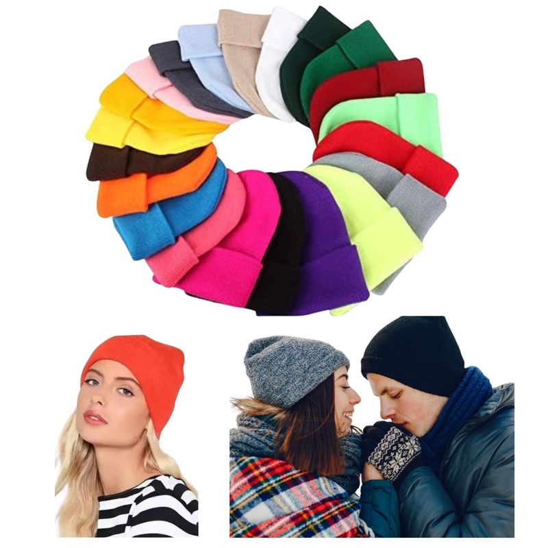 EKOL TACTICA MILITAR - Pack 12 Gorros Adultos Unisex Otoño/Invierno Surtido