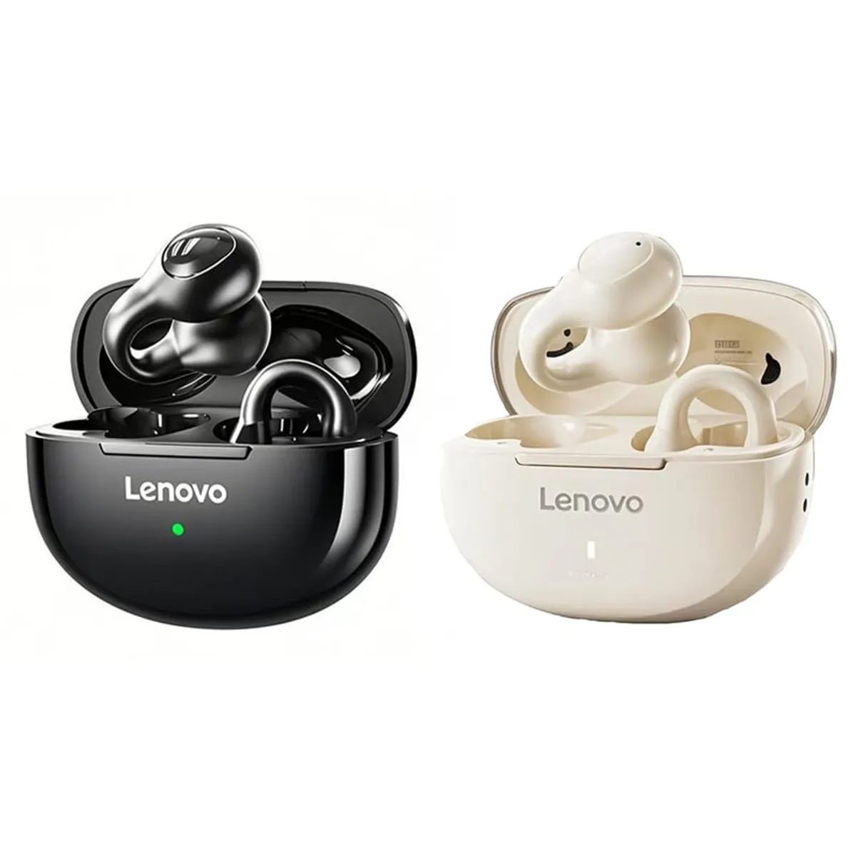 LENOVO - Set 2 Audífonos Lenovo TA420 ENC Bluetooth 5.4 -Negro y Blanco