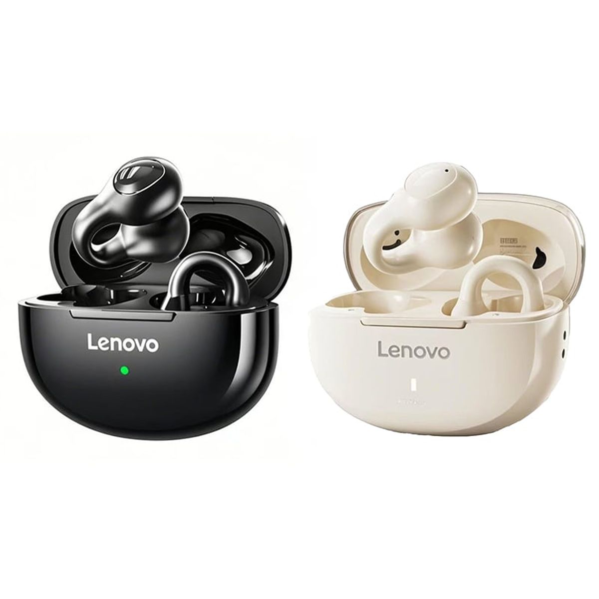 LENOVO - Set 2 Audífonos Lenovo TA420 ENC Bluetooth 5.4 -Negro y Blanco