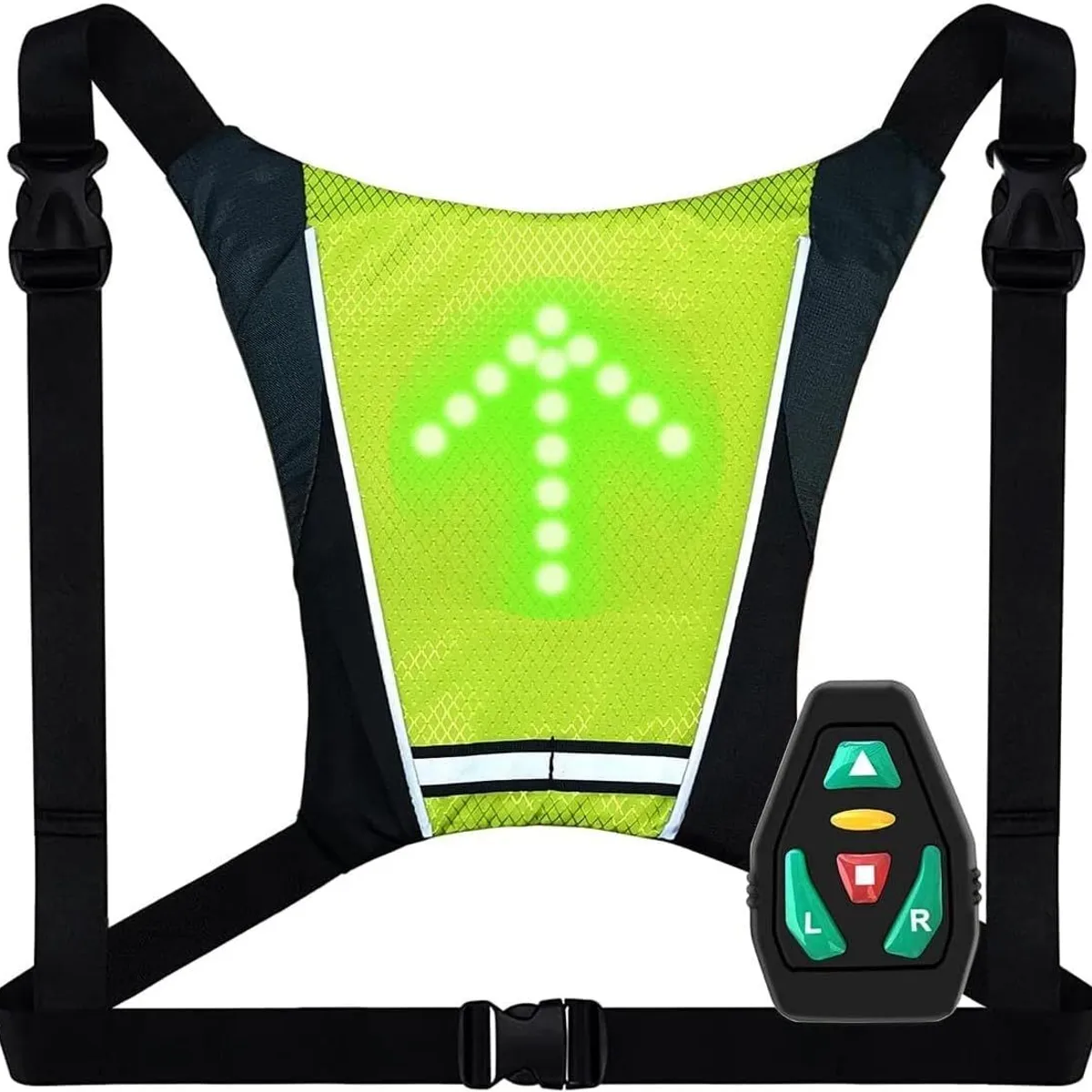 MOVI - Chaleco Con Señalizador para Bicicleta scooter moto