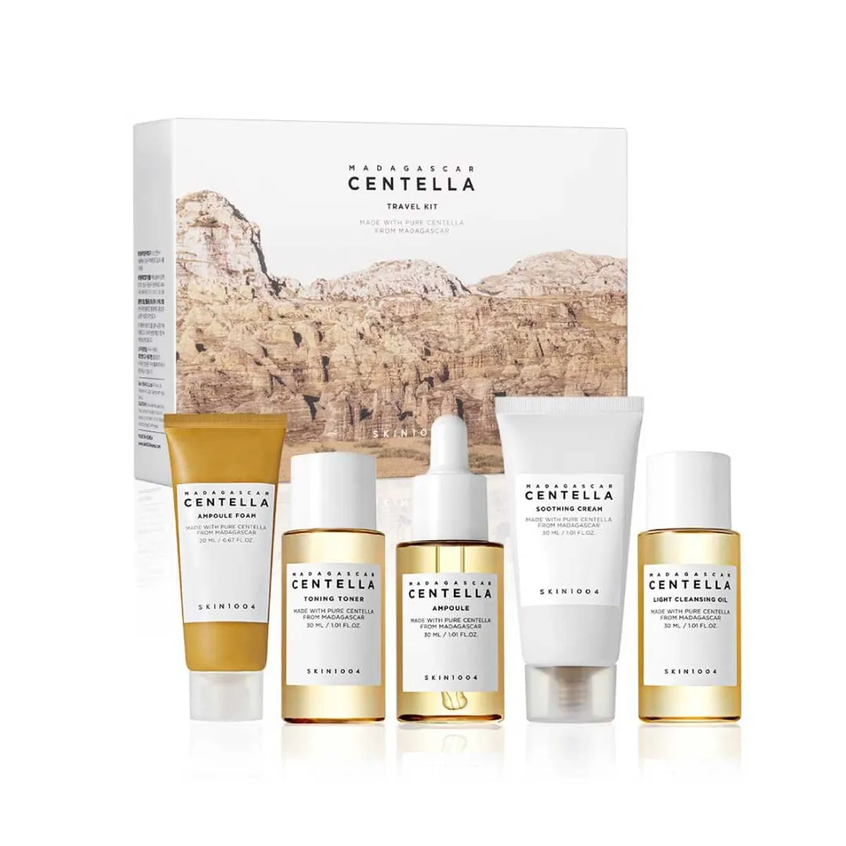 SKIN1004 - Skin1004 Madagascar Centella Travel Kit Rutina 5 Pasos Set