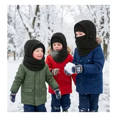 EKOL TACTICA MILITAR - Gorro Pasamontañas De Polar Ajustable Para Niños Niñas Invierno