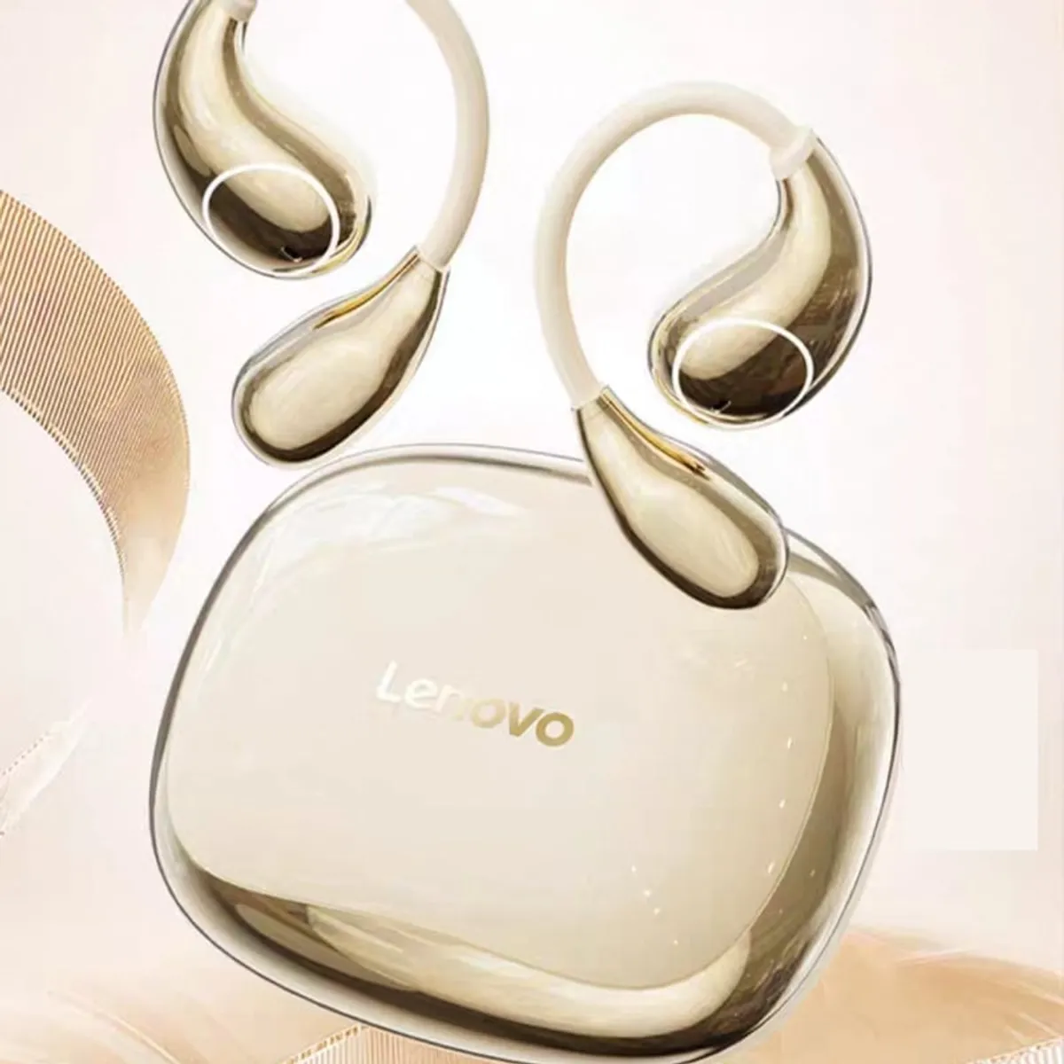 LENOVO - Audífonos Lenovo EA320 ENC Auriculares Bluetooth 5.4 Earphone-Negro