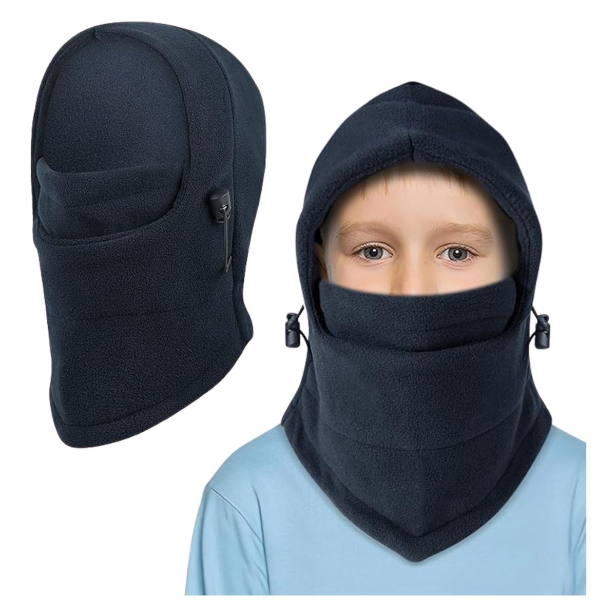 EKOL TACTICA MILITAR - Set Invierno Infantil Gorro Pasamontaña + Guantes De Lana