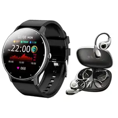 LENOVO - Audífonos EA320 Negro Bluetooth y Fit Pro reloj inteligente B
