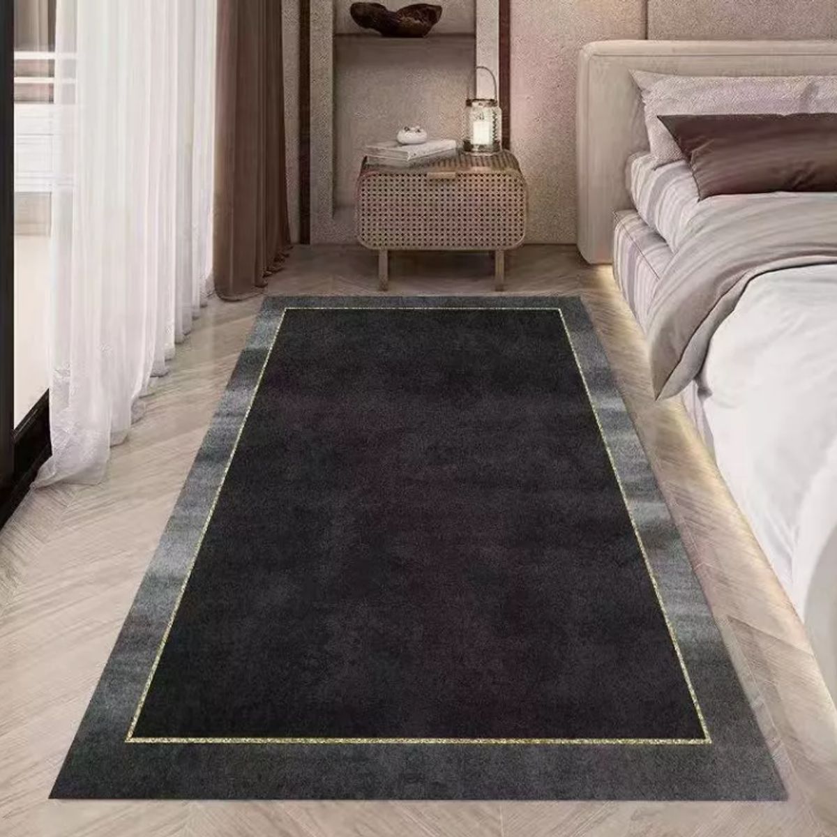 GENERICO - Alfombra De Pasillos Diseño 3d Bajada De Cama Baño Cocina