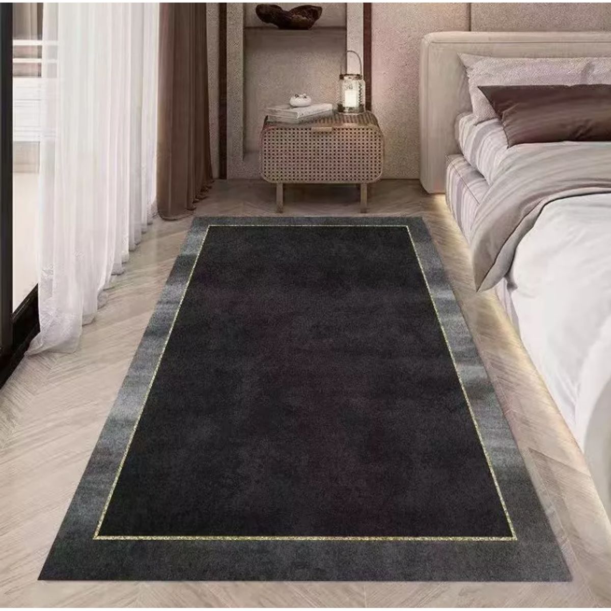 GENERICO - Alfombra De Pasillos Diseño 3d Bajada De Cama Baño Cocina