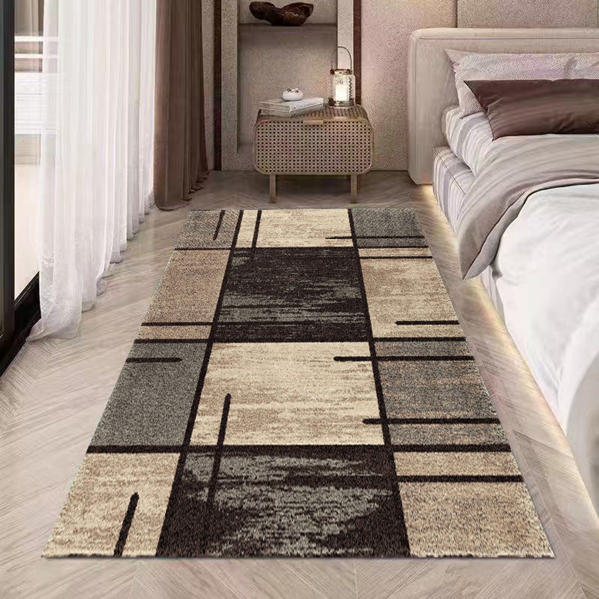 GENERICO - Alfombra De Pasillos Diseño 3d Bajada De Cama Baño Cocina
