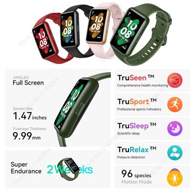 Imagen 2 del producto Band 7 Reloj Pulsera inteligente Brazalete Bluetooth-Negro