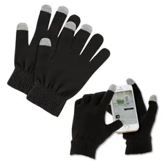 EKOL TACTICA MILITAR - Pack 12 Guantes De Lana Térmico Con Punta Touch Táctil