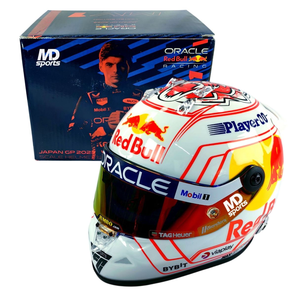SCHUBERT - Casco Formula 1 Max Verstappen RedBull 2023 GP Japon 1:2