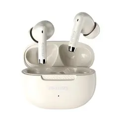 PHILIPS - Auriculares TAT2020 Bluetooth 5.4 TWS-Blanco
