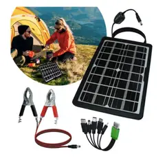 ATLAS - Panel Solar 15w 12v Portátil Puerto Usb