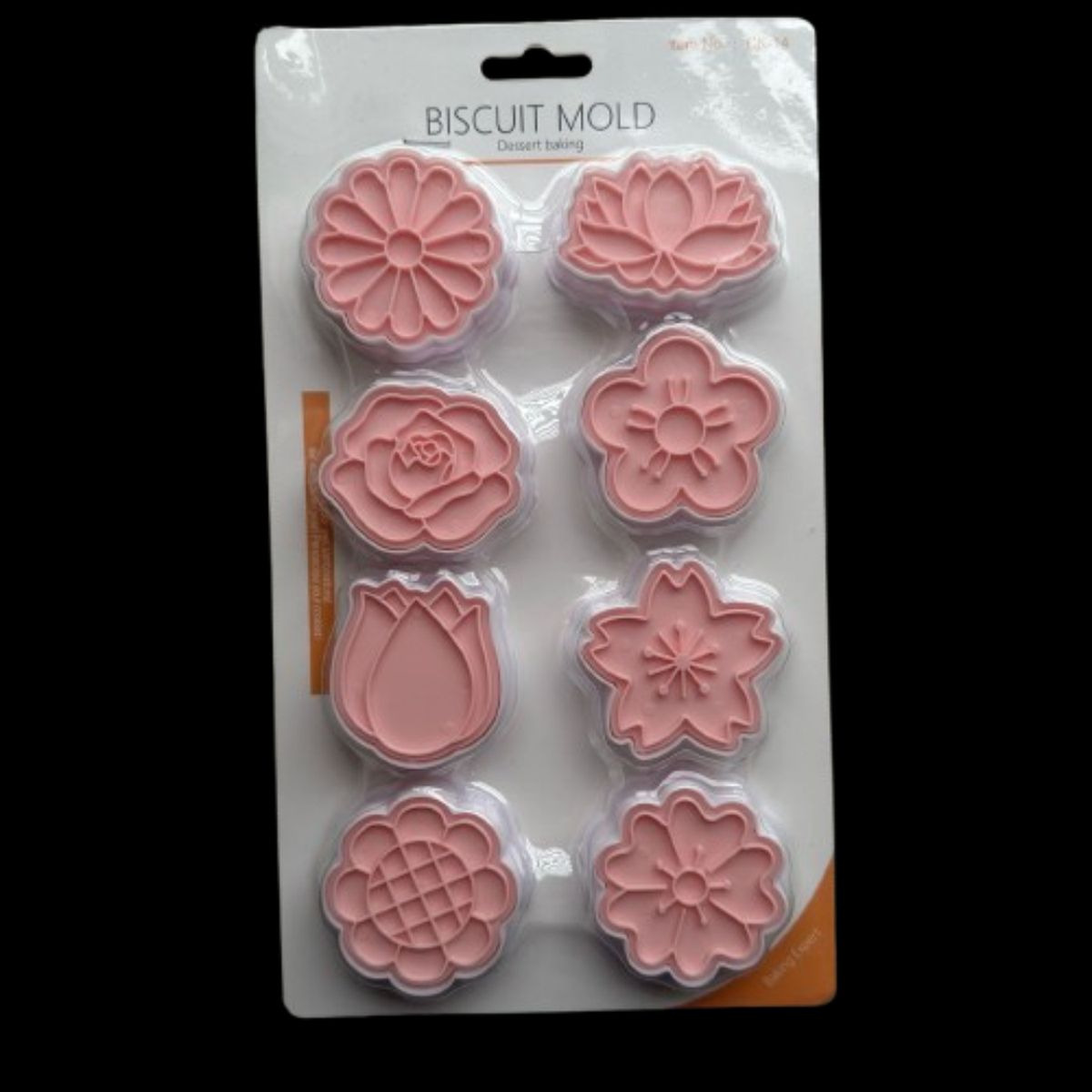 GENERICO - Cortador Galletas Flores Estampadas