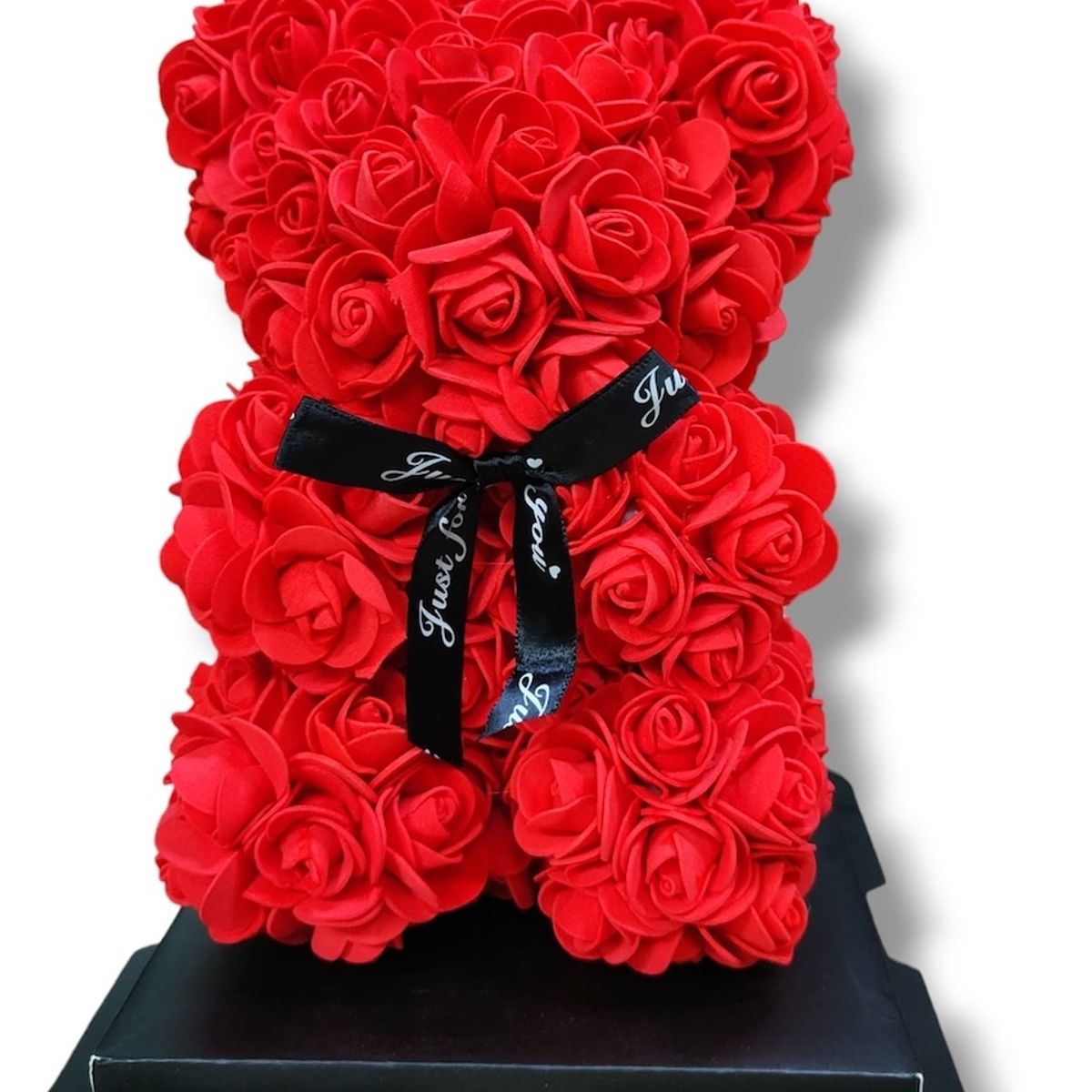 GENERICO - Caja De Regalo Oso De Rosa De Goma Eva