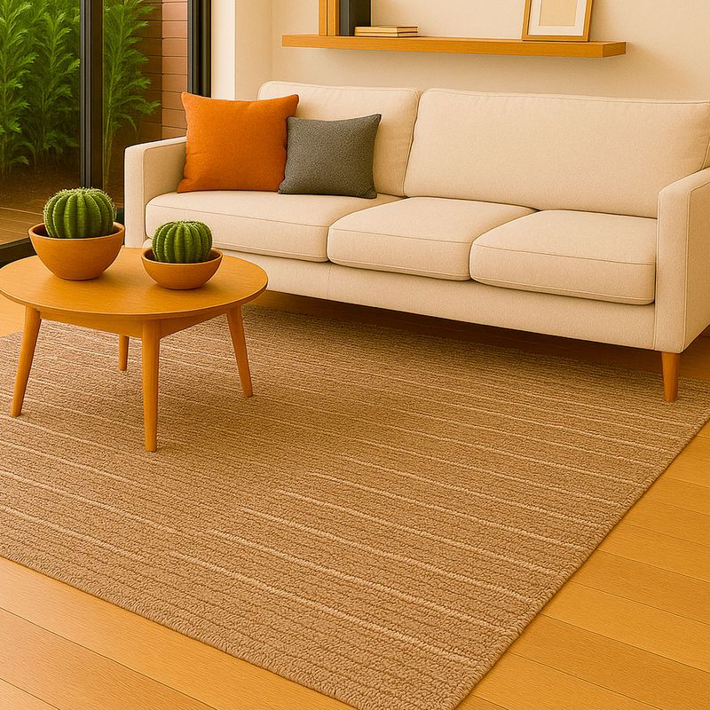 BAZHARS - Alfombra Yute 160X230 cm Artesanal Heri HO 49715 Bazhars