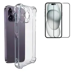 GENERICO - Carcasa Para iphone 16 PRO MAX + Mica de Vidrio