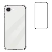 Carcasa Para iPhone 16E Transparente + Mica de Vidrio