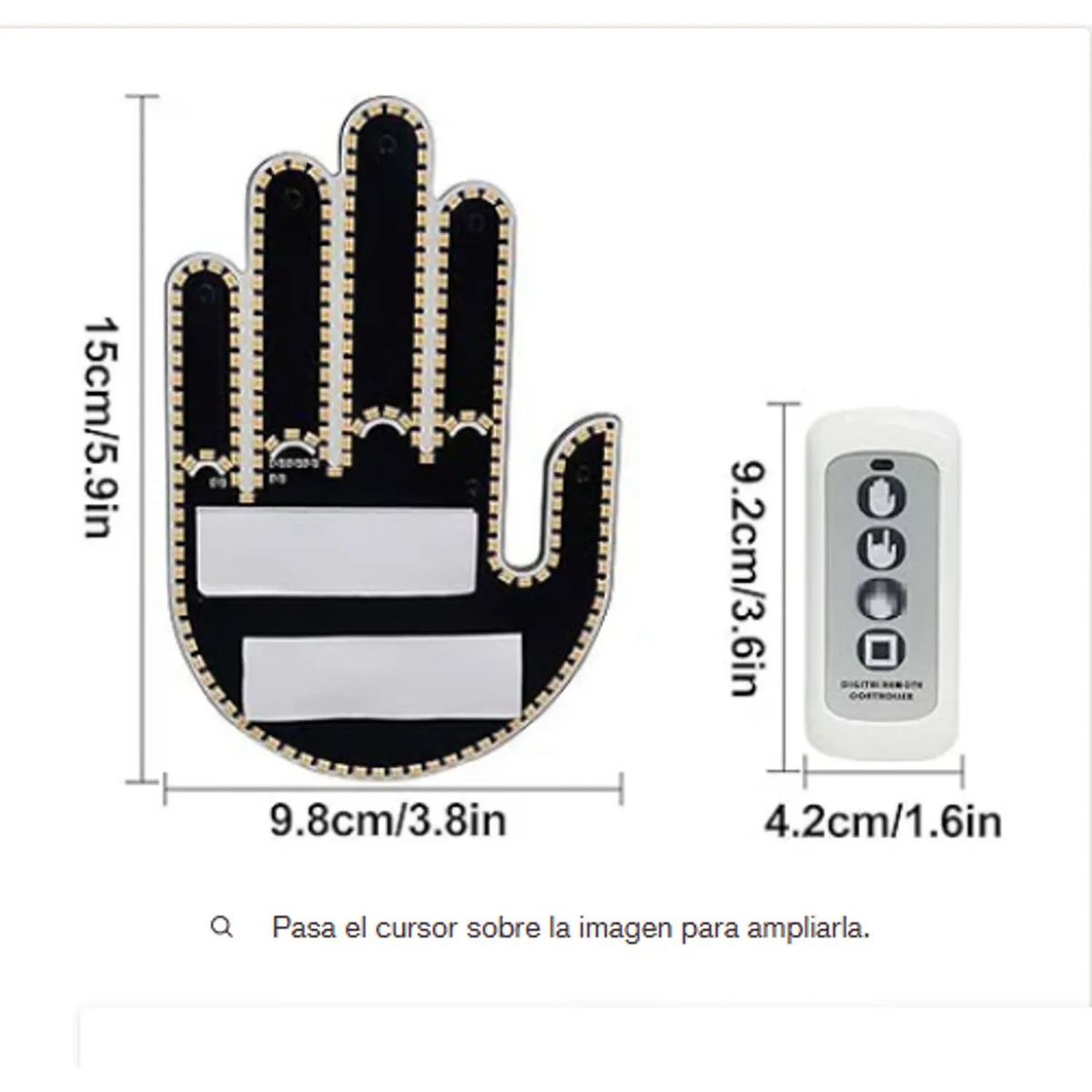 MOVI - LUZ DE COCHE LED DE GESTO DE MANO DIVERTIDO CON CONTROL