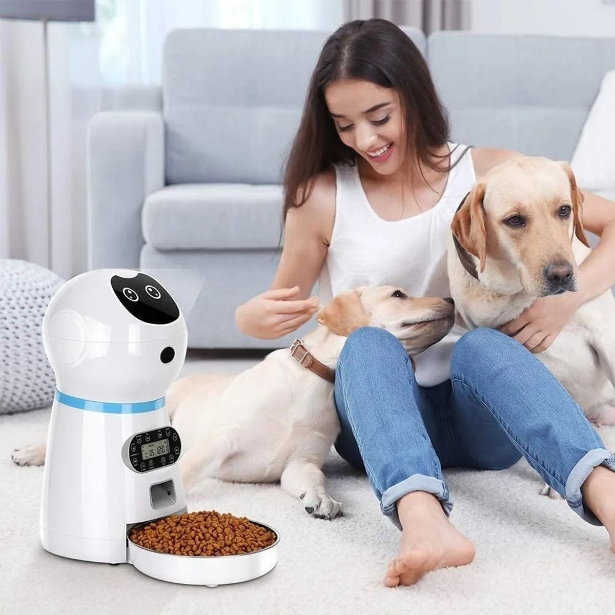 U BUY - Robot Alimentador Automático Para Mascotas Dispensador