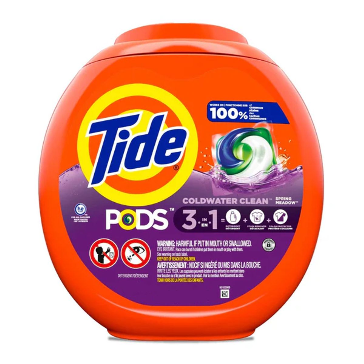 TIDE - Detergente En Capsulas Tide Pods Spring Meadow 76 Unidades