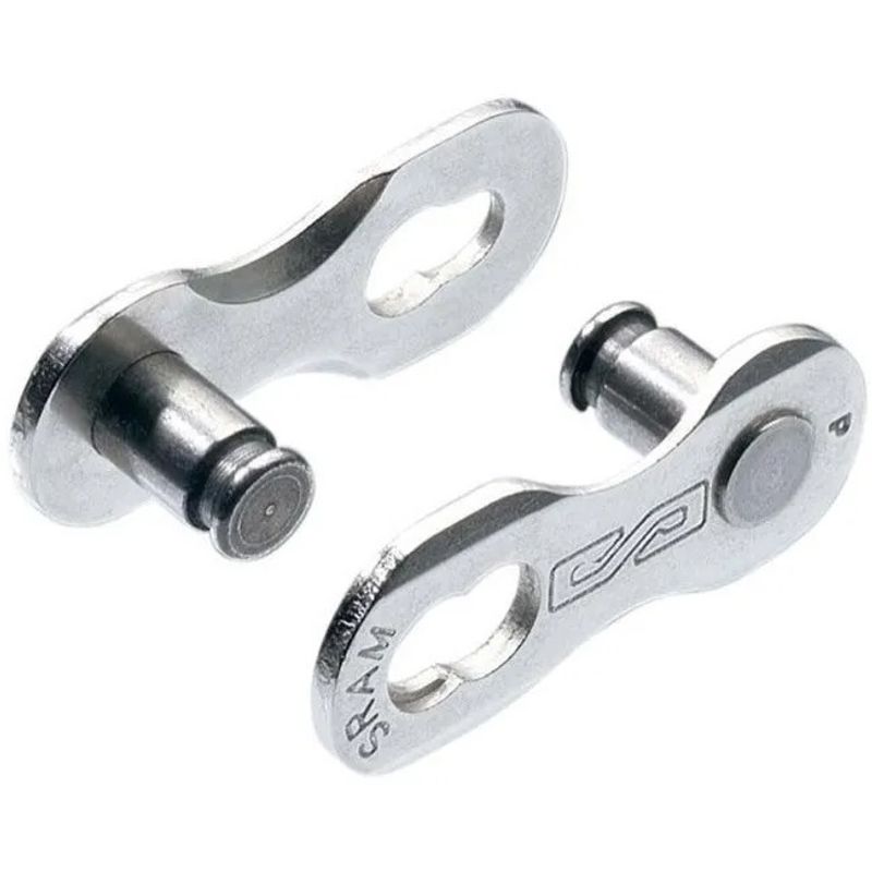 GENERICO - Conector De Cadena Sram 7 Y 8 Velocidades Plata Powerlink X1