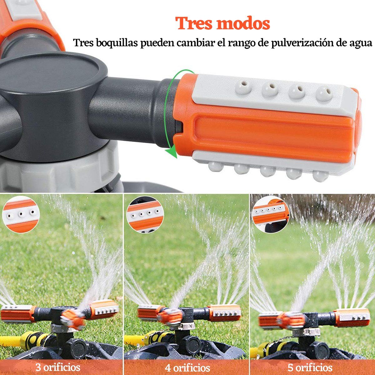 GENERICO - Aspersores De Riego Jardin Automático Giratorio De 360°